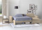 Divano letto in legno massello beige 260x95cm - Allegria