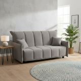 Divano letto in legno massello grigio 190x90cm - Ardis