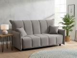 Divano letto in legno massello grigio 190x90cm - Ardis