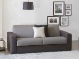 Divano letto in legno massello grigio e antracite 220x95cm - Estia