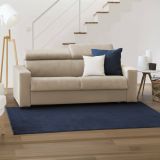 Divano letto in tessuto beige 200x95cm - Amalfi