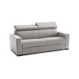 Divano letto in tessuto grigio 220x95cm - Action