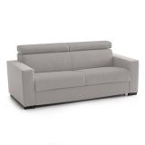 Divano letto in tessuto grigio 220x95cm - Action