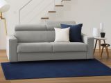 Divano letto in tessuto grigio 220x95cm - Action