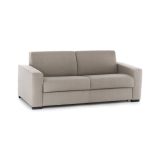 Divano letto lavabile tortora 200x95cm - Zinnia