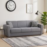 Divano letto matrimoniale grigio 223x80cm - Nox