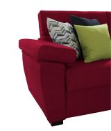 Divano letto matrimoniale rosso 225x95cm - Paceco