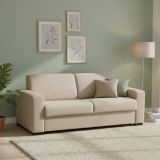 Divano letto moderno beige 180x95cm - Akito