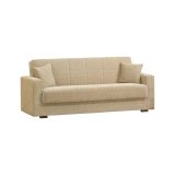 Divano letto moderno beige 212x80cm - Ambrogino