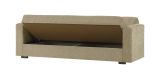 Divano letto moderno beige 212x80cm - Ambrogino
