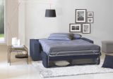 Divano letto moderno blu 180x95cm - Akito