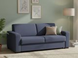 Divano letto moderno blu 180x95cm - Akito
