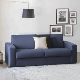 Divano letto moderno blu 200x95cm - Zinnia