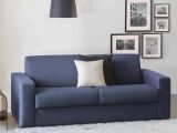 Divano letto moderno blu 220x95cm - Estia