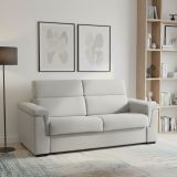 Divano letto moderno grigio chiaro 225x95cm - Nus