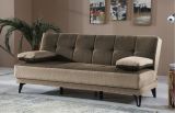 Divano letto moderno grigio e marrone 190x87cm - Aborigeni