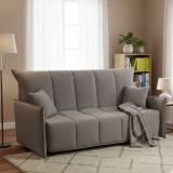 Divano letto per ospiti grigio 150x90cm - Alaric