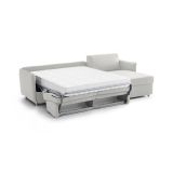 Divano letto per ospiti grigio chiaro 260x160cm - Sumirago
