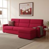 Divano letto per ospiti rosso 280x160cm - Celleno