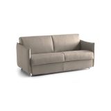 Divano letto per ospiti tortora 160x95cm - Verceia