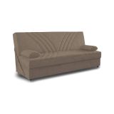 Divano letto reclinabile beige 181x81cm - Apicella