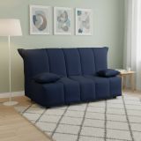 Divano letto reclinabile blu 125x90cm - Ariska