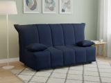 Divano letto reclinabile blu 125x90cm - Ariska
