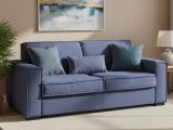 Divano letto reclinabile blu 220x95cm - Asteroide