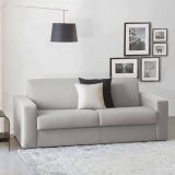 Divano letto reclinabile grigio 220x95cm - Estia