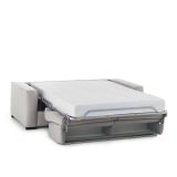Divano letto reclinabile grigio 220x95cm - Estia
