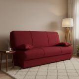 Divano letto reclinabile rosso 180x81cm - Arachide