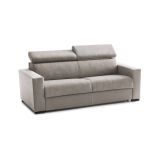 Divano letto reclinabile tortora 220x95cm - Action