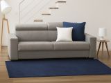 Divano letto reclinabile tortora 220x95cm - Action