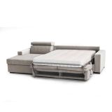 Divano letto reclinabile tortora 280x95cm - Alibabah