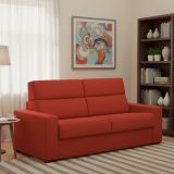 Divano letto sfoderabile arancione 220x95cm - Marcon