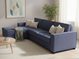 Divano letto sfoderabile blu 280x95cm - Allaida