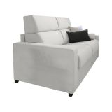 Divano letto sfoderabile grigio chiaro 180x95cm - None
