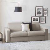 Divano letto sfoderabile tortora 200x95cm - Andymion