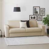 Divano morbido beige 180x95x90h cm - Cianite