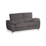 Divano reclinabile antracite 170x85x107h cm - Alien