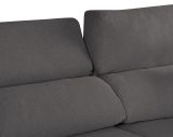 Divano reclinabile antracite 170x85x107h cm - Alien