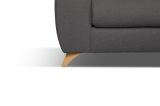 Divano reclinabile antracite 200x85x107h cm - Anem
