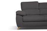 Divano reclinabile antracite 200x85x107h cm - Anem