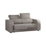 Divano reclinabile grigio 160x80x95h cm - Asazi