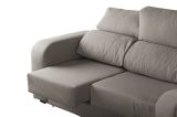 Divano reclinabile grigio 160x80x95h cm - Asazi