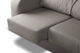 Divano reclinabile grigio 160x80x95h cm - Asazi