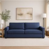 Divano sfoderabile blu 200x95x90h cm - Eletta
