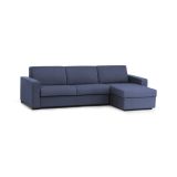 Divano sfoderabile blu 280x95x90h cm - Atos