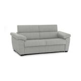 Divano sfoderabile grigio chiaro 205x95x100h cm - Gorreto