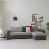 Divano sfoderabile grigio e antracite 280x95x90h cm - Atos